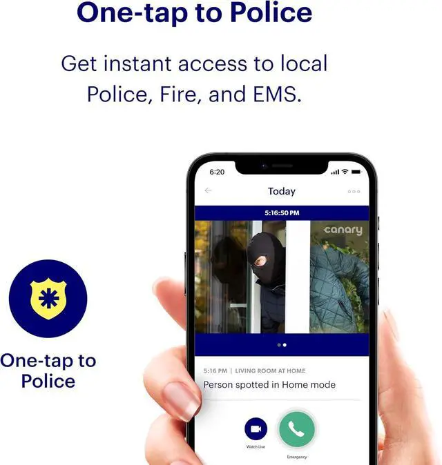 Alt view image 4 of 7 - Canary Premium Service (1 Year) Add-on, 30-Day Video Cloud Recording, Motion Alerts with Video Clips, Person Detection, One-tap to Police, Personal Safety Button, Extended Device Warranty & More