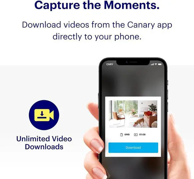 Alt view image 5 of 7 - Canary Premium Service (1 Year) Add-on, 30-Day Video Cloud Recording, Motion Alerts with Video Clips, Person Detection, One-tap to Police, Personal Safety Button, Extended Device Warranty & More