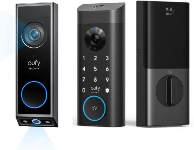 Main image of eufy Security Video Doorbell E340 Video Smart Lock E330