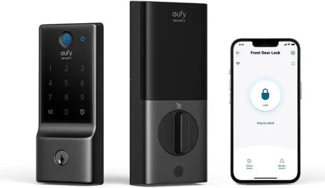 Alt view image 3 of 7 - eufy Security, Wireless Video Doorbell S220 Add-on with 2K Resolution and eufy Security Smart Lock C220