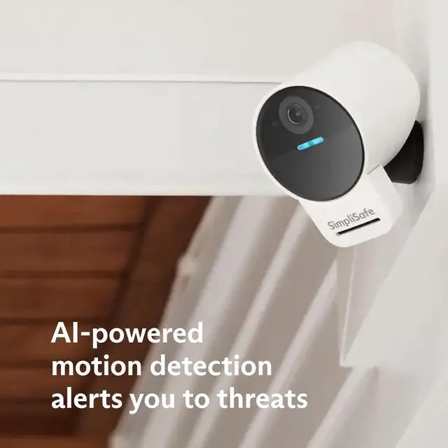 Alt view image 7 of 7 - SimpliSafe 7 Piece Wireless Outdoor Camera Home Security System - Optional 24/7 Professional Monitoring - No Contract - Compatible with Alexa and Google Assistant