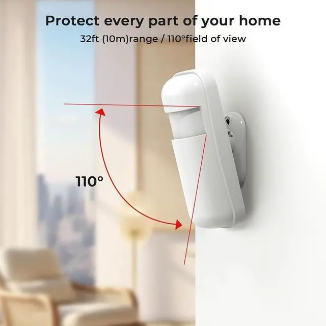 Alt view image 4 of 7 - Alarm System for Home Security, DIY, Touch Screen, Motion Detection, Contact sensors, Wireless Siren, Remotes, Phone App, Compatible with Alexa, Continuous Updates,NO Monthly Fees