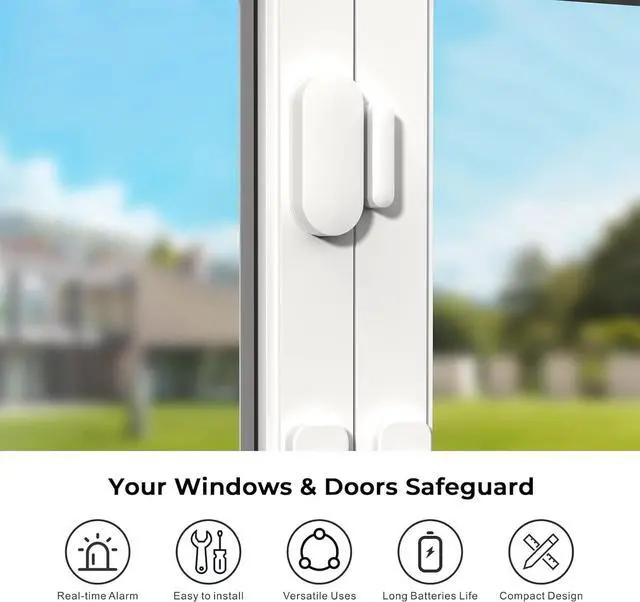 Alt view image 5 of 7 - Alarm System for Home Security, DIY, Touch Screen, Motion Detection, Contact sensors, Wireless Siren, Remotes, Phone App, Compatible with Alexa, Continuous Updates,NO Monthly Fees