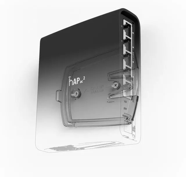 Alt view image 3 of 5 - MikroTik hAP ac2 RBD52G-5HacD2HnD-TC Dual-Concurrent 2.4/5GHz Access Point, 802.11a/b/g/n/ac, 5 x Gigabit Ethernet ports