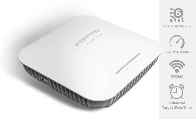Alt view image 2 of 7 - Fortinet FortiAP 231F 2x2 MU-MIMO Access Point with Tri Radio (FAP-231F-A)