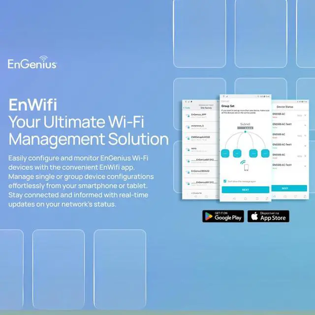 Alt view image 7 of 7 - EnGenius ENH500-AX KIT 5GHz Wi-Fi 6 (802.11ax) 2x2 Outdoor Wireless Bridge, up to 1,200 Mbps, high 26 dBm Transmit Power, high gain 16 dBi Integrated Directional Antenna, IP55-rated (2-Pack)