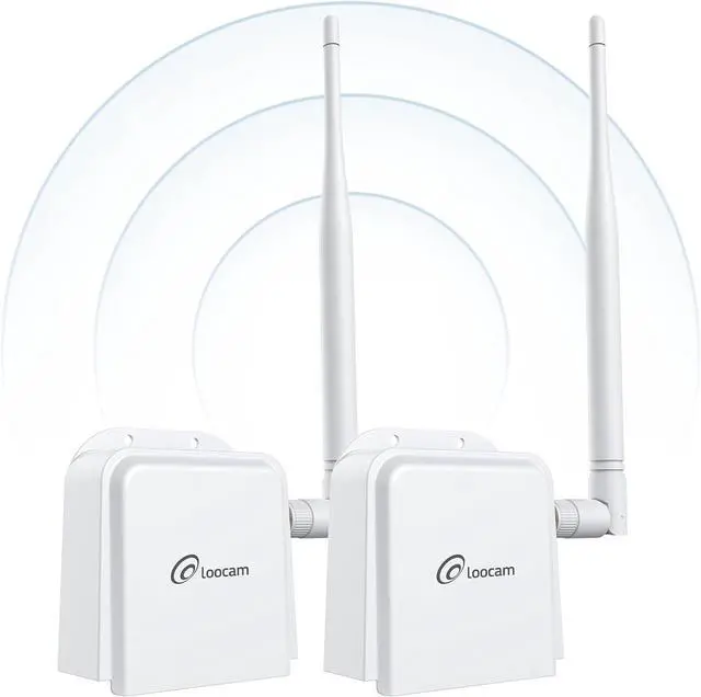 Main image of Wireless Bridge Point to Point, 900MHz Outdoor WiFi Bridge with 2000 feet Long Range Transmission Distance