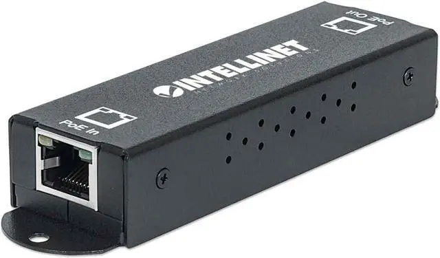 Main image of Intellinet 1-Port Indoor Gigabit PoE+ Extender Repeater  25W Power Budget via Cat5e Cat6 RJ45 Ethernet Network Cables, Daisy-Chain  3 Yr Mfg Warranty - 560962