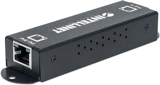 Alt view image 4 of 7 - Intellinet 1-Port Indoor Gigabit PoE+ Extender Repeater  25W Power Budget via Cat5e Cat6 RJ45 Ethernet Network Cables, Daisy-Chain  3 Yr Mfg Warranty - 560962