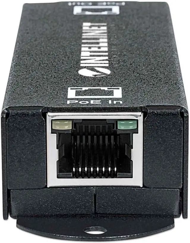 Alt view image 7 of 7 - Intellinet 1-Port Indoor Gigabit PoE+ Extender Repeater  25W Power Budget via Cat5e Cat6 RJ45 Ethernet Network Cables, Daisy-Chain  3 Yr Mfg Warranty - 560962