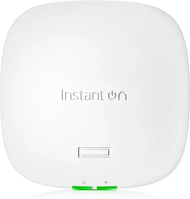Main image of HPE Networking Instant On Access Point AP32 2x2 WiFi 6E Indoor Wireless Access Point | Secure, Tri-Band, Future Ready | Power Source Not Included | US Model (S1T22A)