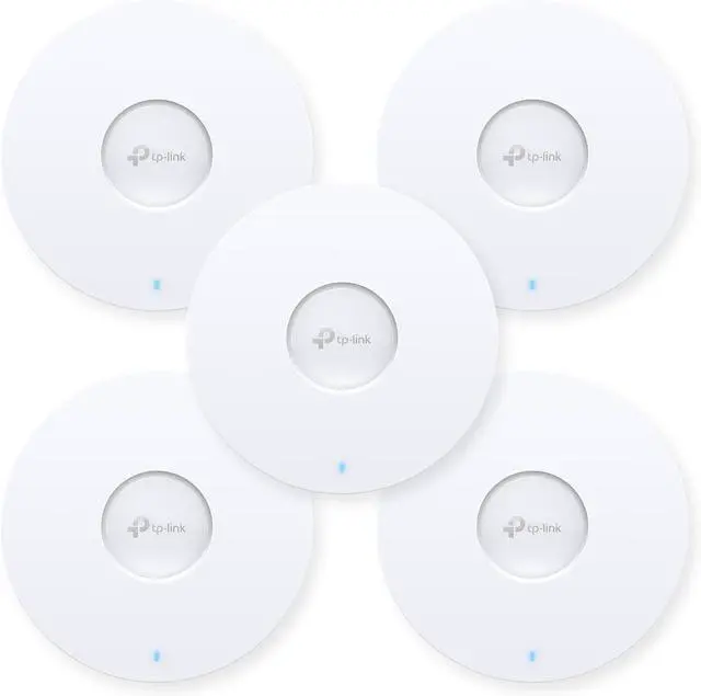Main image of TP-Link EAP613 5-Pack Ultra-Slim Wireless Access Point w/o DC Adapter | Omada True Wi-Fi 6 AX1800 | Mesh, Seamless Roaming, WPA3, MU-MIMO | Remote & App Control | PoE+ Powered | Multi Control Options