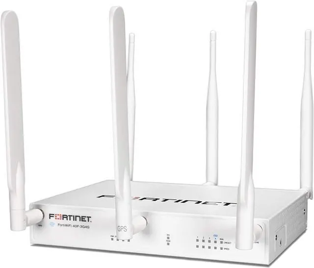 Alt view image 2 of 6 - Fortinet FortiGate FWF-40F-3G4G Network Security Appliance | Secure SD-WAN, Built-in 3G/4G Modem, WiFi, Firewall, and VPN | Ideal for Remote Offices & Retail (FWF-40F-3G4G)