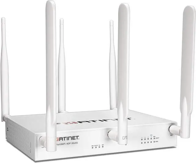 Alt view image 3 of 6 - Fortinet FortiGate FWF-40F-3G4G Network Security Appliance | Secure SD-WAN, Built-in 3G/4G Modem, WiFi, Firewall, and VPN | Ideal for Remote Offices & Retail (FWF-40F-3G4G)