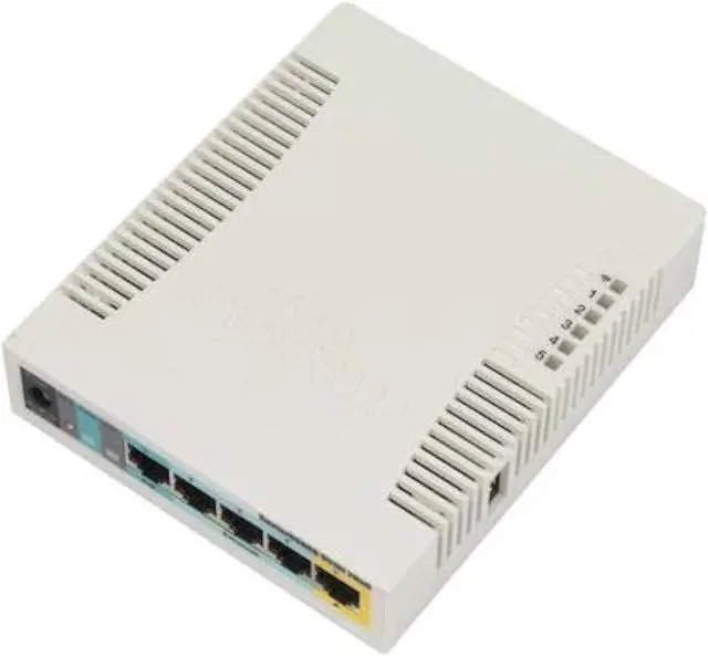 Alt view image 4 of 7 - Mikrotik RouterBoard RB951Ui-2HnD 2.4GHz SOHO Wireless Access Point with Antennas Built in and 5 Ethernet Ports