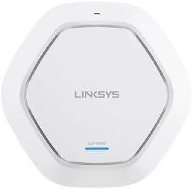 Alt view image 3 of 6 - Linksys LAPN600: Wireless Business Access Point, Wi-Fi, Dual Band 2.4 + 5 GHz N600, PoE, Range Extension via WDS and Workgroup Bridge (White)