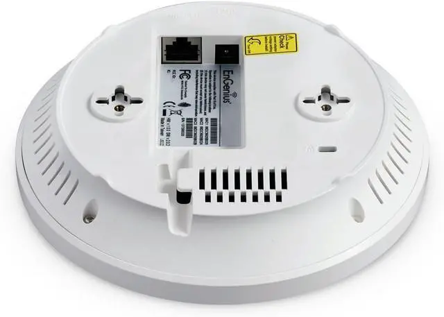 Alt view image 4 of 5 - EnGenius 802.11ac 3x3 Dual Band, high-powered, long range, 28 dBm, Indoor Ceiling-Mount Wireless AP with integrated Antennas, gigabit port, (EAP1750H)