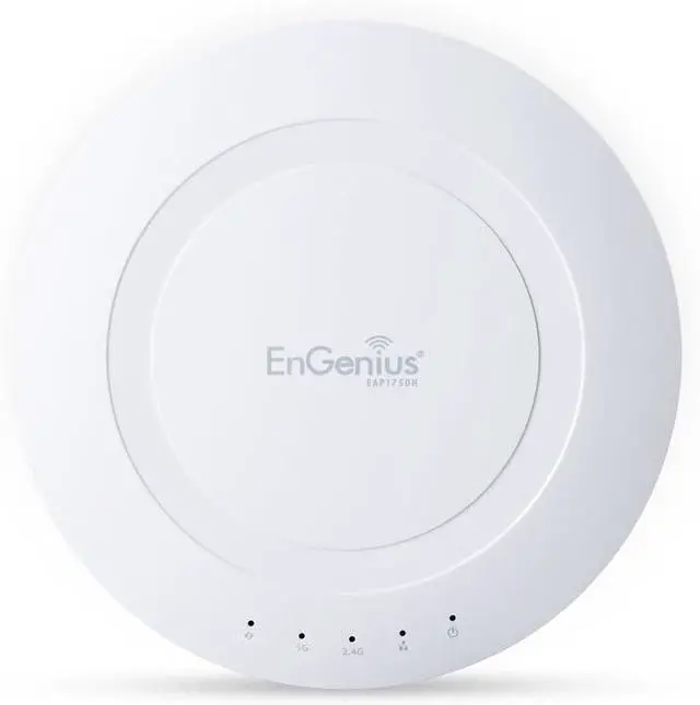 Alt view image 5 of 5 - EnGenius 802.11ac 3x3 Dual Band, high-powered, long range, 28 dBm, Indoor Ceiling-Mount Wireless AP with integrated Antennas, gigabit port, (EAP1750H)