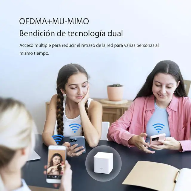 Alt view image 7 of 7 - Tenda Nova AX1500 Wi-Fi 6 Mesh System MX3 - Covers up to 3500 sq.ft - Whole Home WiFi 6 Mesh System - Gigabit Mesh Router for 80 Devices - Dual-Band Mesh Network - 3-Pack