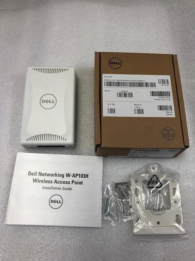 Alt view image 4 of 4 - Aruba Networks Inc. AP-103H Wireless Access Point (IEEE 802.11n, 2x2:2, Dual Radio, Integrated Antennas, Aruba Controller Required)