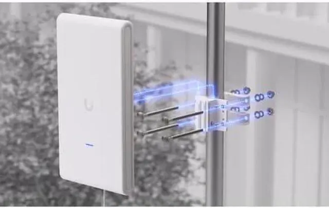 Alt view image 3 of 7 - Ubiquiti UniFi U6 Mesh Pro Dual-Band Indoor/Outdoor Wi-Fi 6 Access Point (U6-Mesh-Pro)
