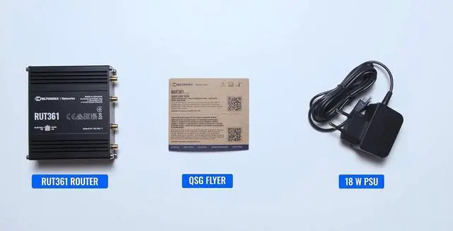 Alt view image 6 of 7 - Teltonika RUT361 Industrial 4G LTE Router  Compact & Rugged Cellular Wireless Router with Ethernet, WiFi, VPN, RMS Support, Remote Monitoring, and IoT connectivity (RUT361200800)