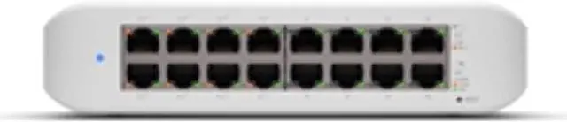 Alt view image 2 of 6 - Ubiquiti - UniFi Switch (USW-Lite-16-PoE, 16 Gigabit Ethernet Ports, 8 PoE+ Ports, Wall Mounted)