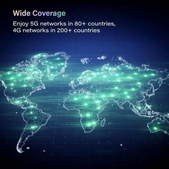 Alt view image 3 of 7 - Numen Air 5G Mobile Hotspot, Portable WiFi Hotspot for Travel in 200+ Countries, Ultra High Speed Hotspot Device with Global 1.1GB Data, No SIM Card Required, 16 Connected Devices