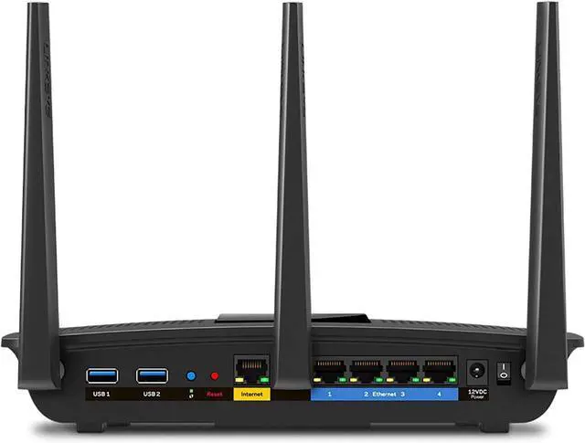 Alt view image 2 of 6 - Linksys EA7500 Dual-Band Wi-Fi Router for Home (Max-Stream AC1900 MU-Mimo Fast Wireless Router)