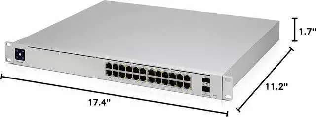 Alt view image 5 of 5 - Ubiquiti USW-Pro-24 Layer 3 Switch without PoE