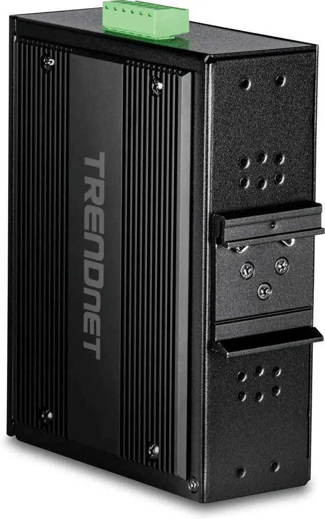 Alt view image 7 of 7 - TRENDnet 10-Port Industrial Gigabit 400W PoE++ DIN-Rail Switch, TI-BG108, 8 x Gigabit PoE++ Ports, 2 x Gigabit Shared Ports (RJ-45 / SFP), 20Gbps, 400W, Lifetime Protection