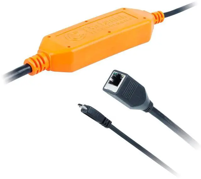 Main image of Weather Resistant USB-Micro to Ethernet Adapter, Outdoor Micro USB to Ethernet Adapter: Portsmith PSA1UB1E-E