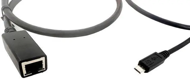 Alt view image 5 of 5 - Weather Resistant USB-Micro to Ethernet Adapter, Outdoor Micro USB to Ethernet Adapter: Portsmith PSA1UB1E-E