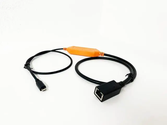 Alt view image 3 of 5 - Weather Resistant USB-Micro to Ethernet Adapter, Outdoor Micro USB to Ethernet Adapter: Portsmith PSA1UB1E-E