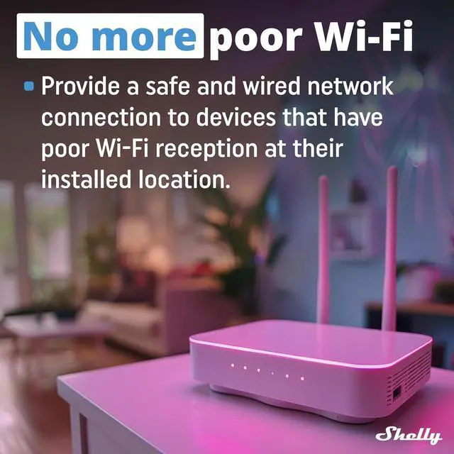 Alt view image 6 of 7 - Shelly LAN Switch | 5 Port RJ45 10/100 Mbps Fast Ethernet Switch | DIN-Mountable | Fanless | Plug & Play | Energy-Saving | Easy Installation & Configuration | No Additional Adapter Required