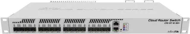 Main image of Mikrotik Cloud Router Switch CRS317-1G-16S+RM Rack-mountable manageable
