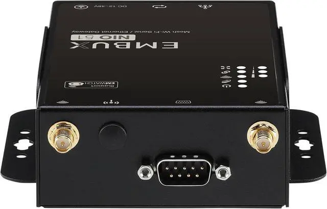 Alt view image 2 of 7 - NIO51 Industrial IoT Gateway | Modbus RTU to TCP with 2 KV Isolation Protection | AMR Application | EZ Mesh Gateway for AMR | 20MB Buffer Data Protection | Wide-Temp -40~70