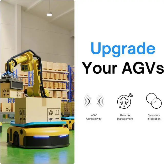Alt view image 5 of 7 - NIO51 Industrial IoT Gateway | Modbus RTU to TCP with 2 KV Isolation Protection | AMR Application | EZ Mesh Gateway for AMR | 20MB Buffer Data Protection | Wide-Temp -40~70
