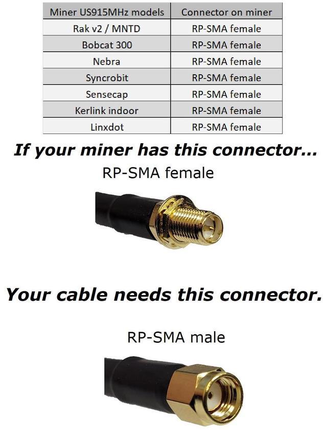 Alt view image 4 of 7 - MPD Digital I LMR400 Times Microwave Coaxial Cable I N Male to RP-SMA Male Connectors I Low Loss RF Coax I Jumper, CB, Ham Radio, Transmitters, Antenna I 100 FT