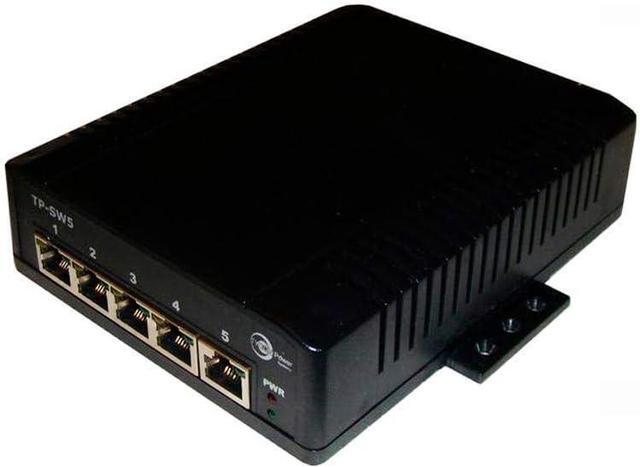 Alt view image 2 of 3 - Tycon Power (TP-SW5G-D) 5 Port High Power 802.3af/at PoE Gigabit Switch