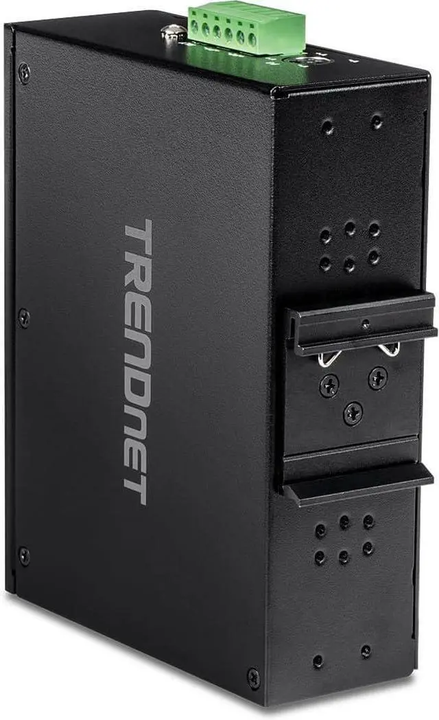 Alt view image 2 of 3 - TRENDnet 4-Port Fast Ethernet Industrial Modbus Gateway, 4 x Serial DB-9 Ports, 2 x Fast Ethernet Ports, Up to 100m (328 ft), IP30 Rated Housing, Extreme Temperature Protection, Black, TI-M42