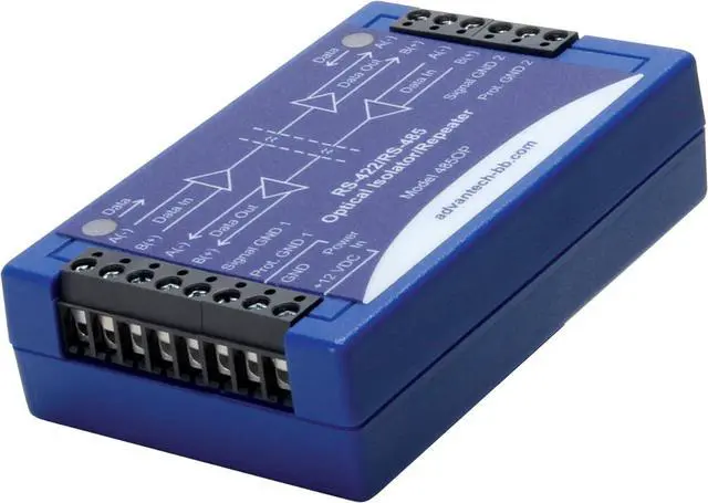 Alt view image 3 of 3 - Advantech BB-485OP, Optically Isolated RS-422/485 Repeater