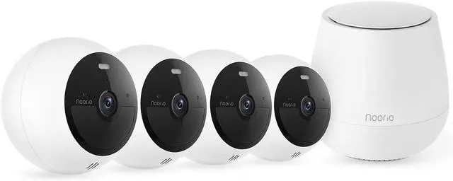 Main image of Gadpiparty Noorio Alarm System for Home Security with Camera B200 1080P/8GB x4, Smart Hub x1