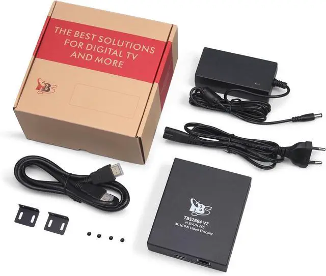 Alt view image 5 of 5 - Gadpiparty HD 4K HDMI Encoder, TBS2604v2 UHD H.264/H.265 Video Encoder Support HTTP HLS(m3u8) RTSP UDP RTMP RTMPS SRT Protocol for IPTV with Web UI Control