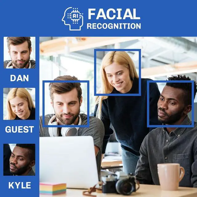 Alt view image 7 of 7 - Gadpiparty GW Security 4K Smart AI Security Camera System, 8 Channel 12MP PoE NVR, 4 x UHD 4K 8MP IP Outdoor Indoor Microphone Bullet Cameras, Face Recognition/Human/Vehicle Detection, 2TB Hard Drive