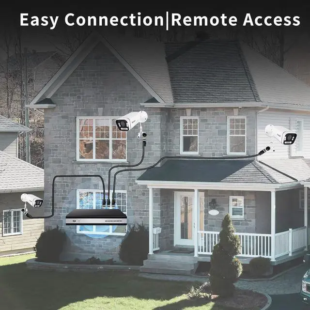 Alt view image 6 of 6 - Gadpiparty 4K 8CH PoE NVR(1080p/3MP/4MP/5MP/6MP/8MP) PoE Network Video Recorder-Supports up to 8×8MP @25fps Home Security Camera System Pre-Installed 2TB (Up to 6TB) Hard Drive