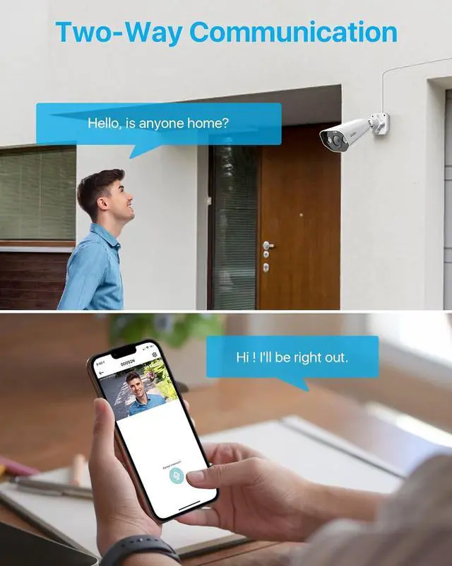 Alt view image 3 of 7 - Gadpiparty ZOSI 4K 8CH Spotlight PoE Security Camera System with 2TB HDD,4pcs 5MP Outdoor PoE IP Cameras,4K 8MP Security PoE IP Camera with Ethernet Cables