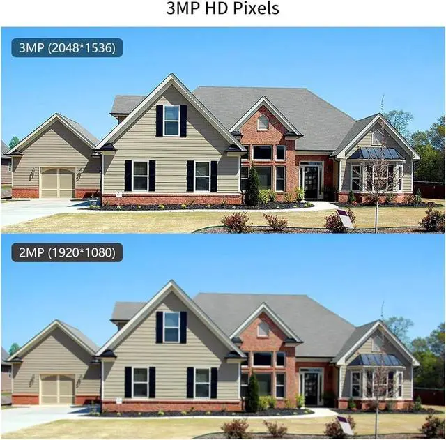 Alt view image 5 of 7 - Gadpiparty 10CH Wireless Security Cameras Kit Night Vision P2P IP Camera Waterproof Surveillance CCTV System Set with 10.1" Monitor(1T,3MP Bullet System)