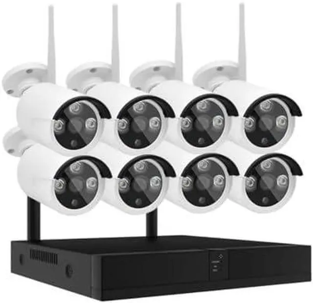 Main image of Gadpiparty 8CH 4MP HD Wireless WiFi Home Security Camera System with Audio, Outdoor 2K H.265 HD Surveillance Weatherproof Camera NVR Kit with Motion Detection, Remote Viewing