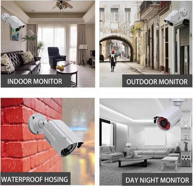 Alt view image 3 of 7 - Gadpiparty 1080P 720P Security Camera System DVR Kit Video Surveillance Set 2MP/1MP Metal 2PCS Camera 4CH DVR Waterproof Night Vision CCTV(1080P Camera,A/U)